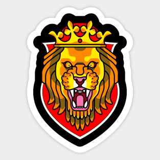 Golden lion 1.0 Sticker